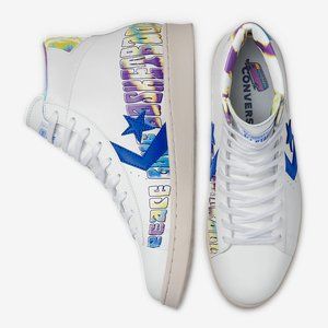 Converse New Mens Size Pro Peace Love White